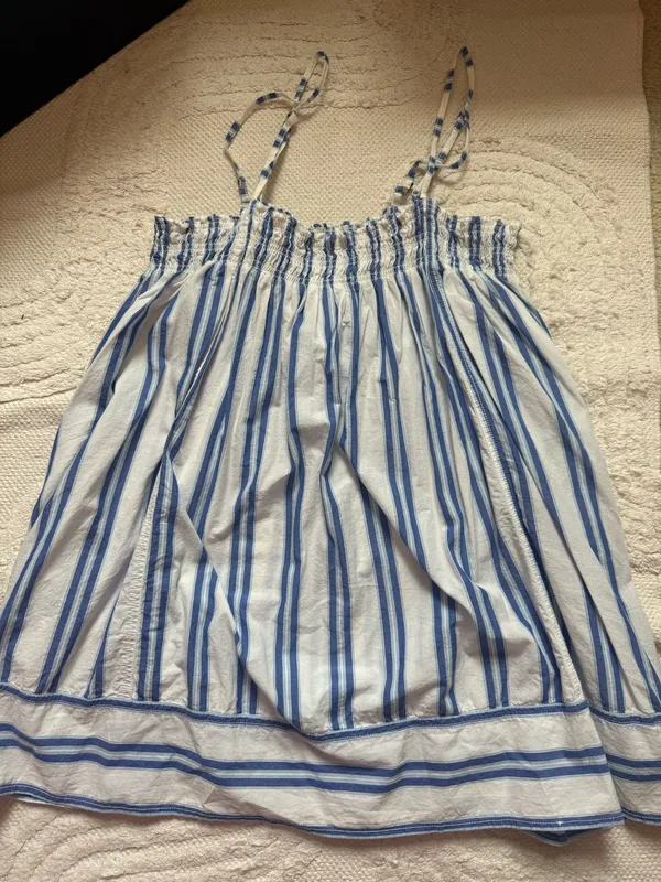 We The Free Blue and White Striped Dress - Image 2