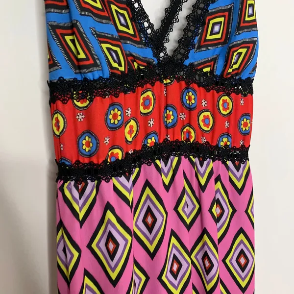 Alice + Olivia X Carla Kranendonk Karolina Paneled Maxi Dress Womens Size 6 - Image 10