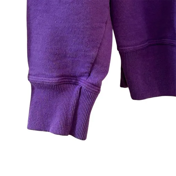 Champion Women's Large‎ Purple Crewneck Sweatshirt Spell Out Logo - Image 8