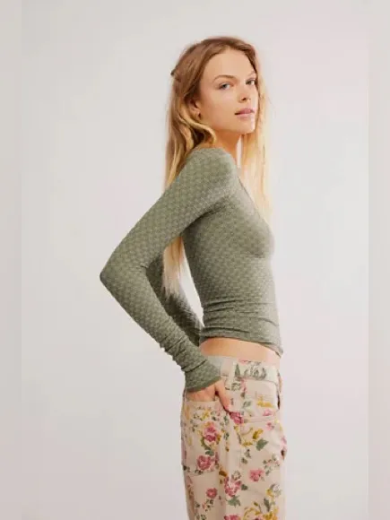 Free people Love Letter Long Sleeve top - Image 3