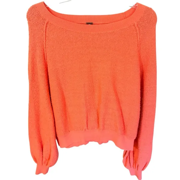 Free People Found My Friend Pullover (PTP 22”) Coral - Image 2