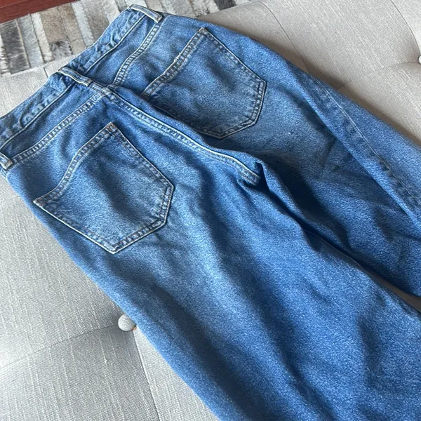 Mango‎ Cropped Wide Leg Jeans - Image 5