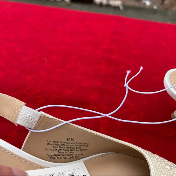 Women's Milan Slingback Heels - A New Day size 8.5 wedding‎ guest pearl summer - Image 4