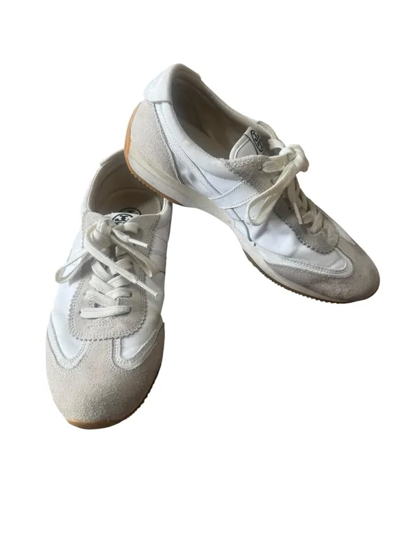 Tory Burch Hank Sneakers in Snow White/beige 9 - Image 3