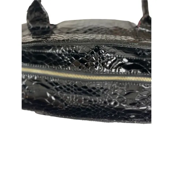 Calvin Klein embossed faux leather black purse - Image 7