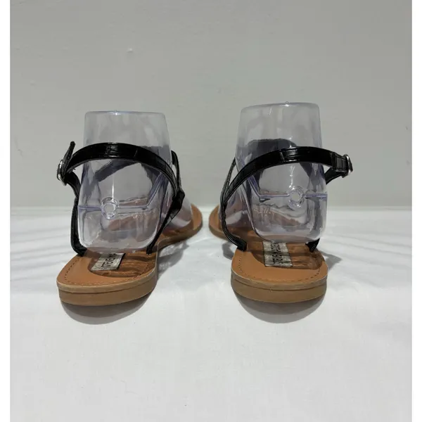 Steve Madden Lanza T-Strap Flat Sandals  Size 10 - Image 5