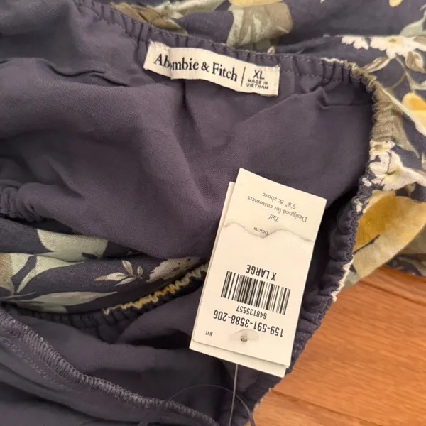 Abercrombie & Fitch Lemon Printed Cut Out Halter Dress - Image 5