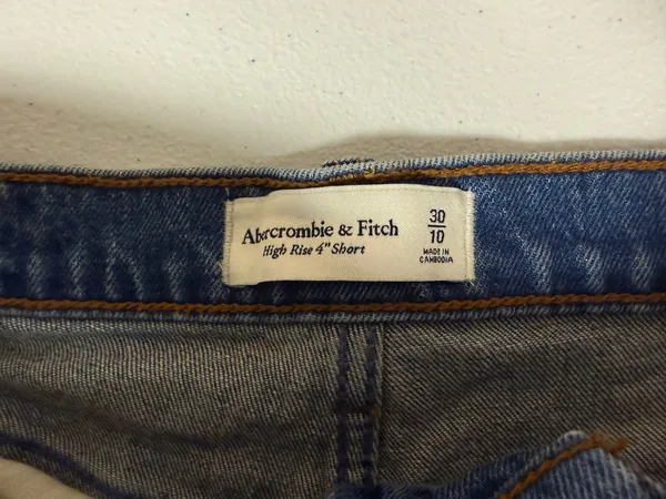 Women’s Abercrombie Denim High Rise Shorts 10 - Image 5