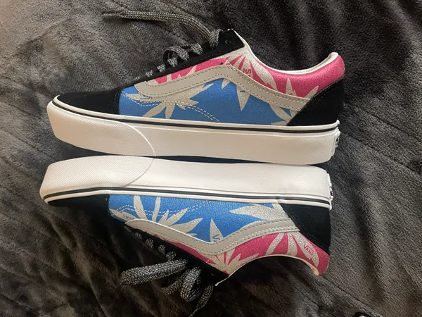 Vans Shimmer Blue And Pink - Image 6