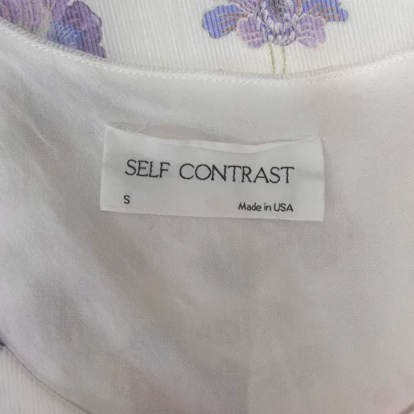 Anthropologie Self contrast Stacee Swing‎ Mini Dress size small - Image 5
