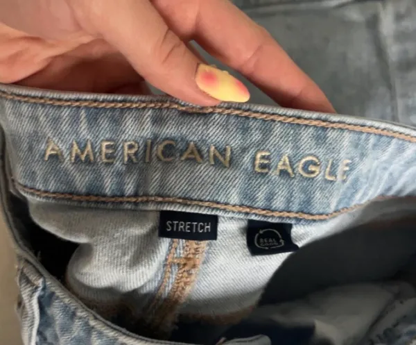 American Eagle Outfitters Light Blue Stretch Denim Jeans - Image 3