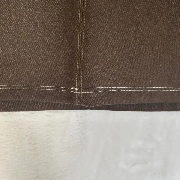 Zara Woman Brown Cargo Mini Skirt Womens‎ Size M Utility A-Line Contrast Stitch - Image 3