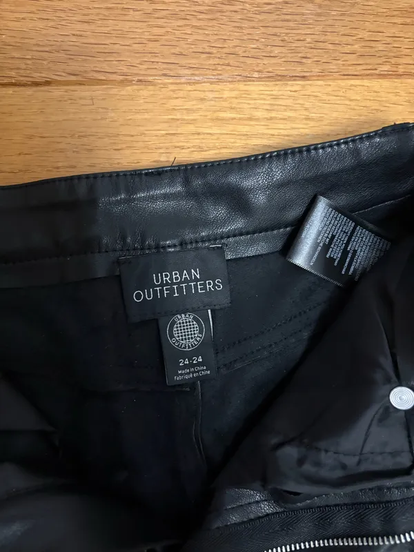 Urban Outfitters Leather Pants - Image 3