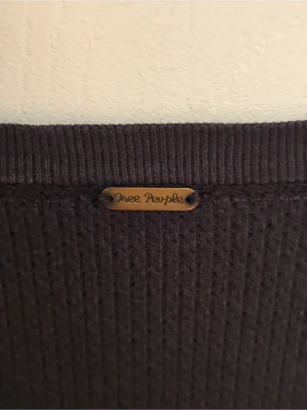 Rare Free People Black Kombucha Cuff Thermal ASO Vampire Diaries - Image 4