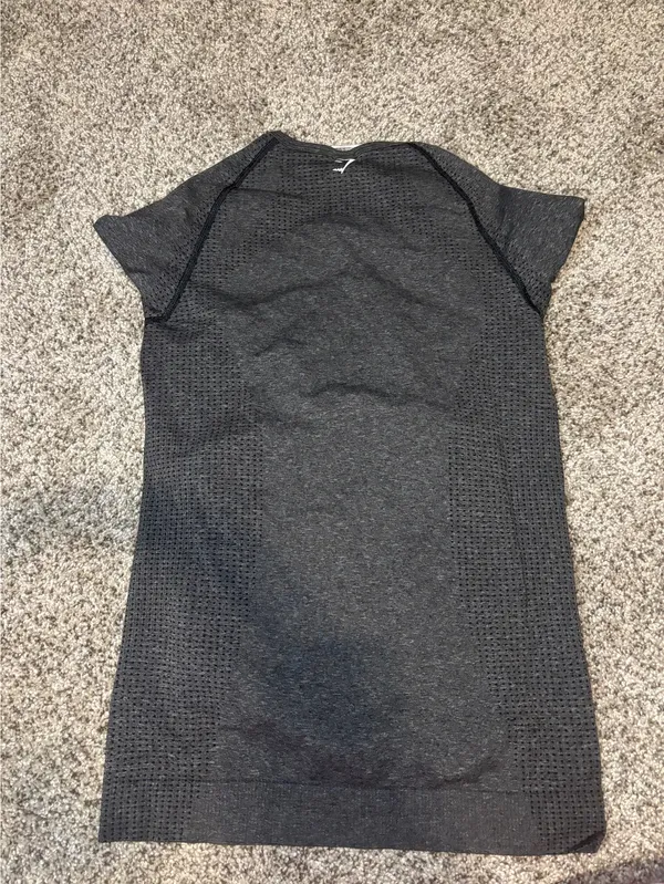 Grey Gymshark Long Sleeve Top - Image 4