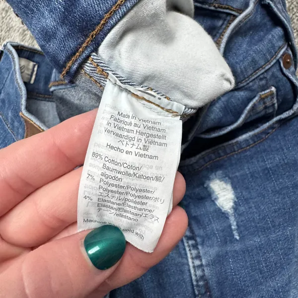 Madewell Denim Jeans 10" High Rise Skinny Women's 28 - Image 7