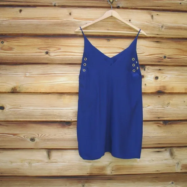 Amanda Uprichard Blue Silk Top - Image 4