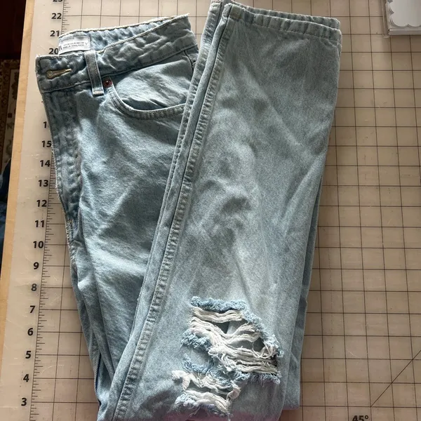 ZARA Light Wash Jeans - Image 3