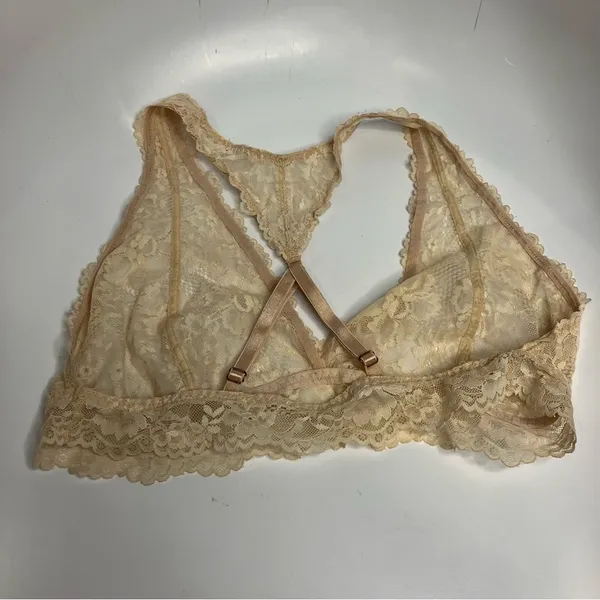 Savage x Fenty lace‎ bralette cream - Image 2