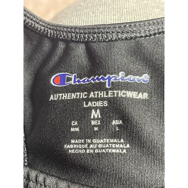 Champion Sports‎ Bra Womens Size M Racerback Black - Image 2