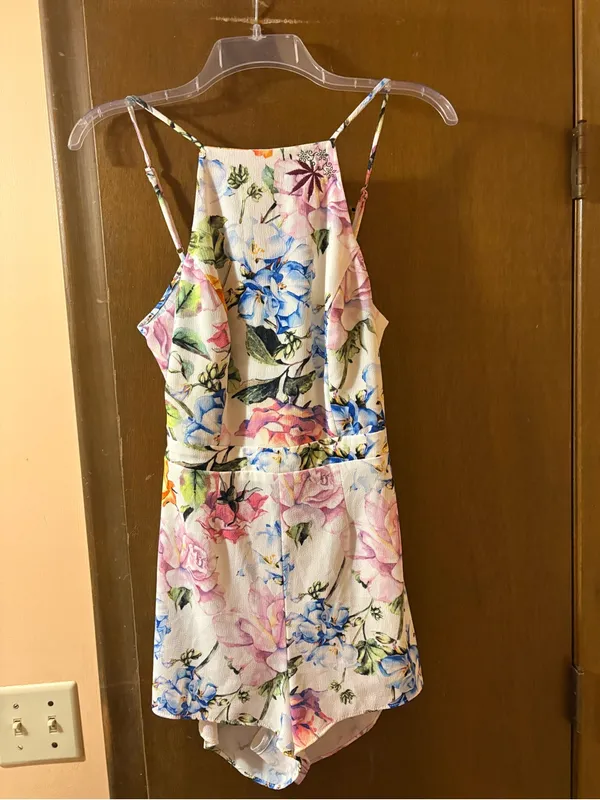 Show Me Your Mumu Afton Tie Back Floral Romper - Image 3