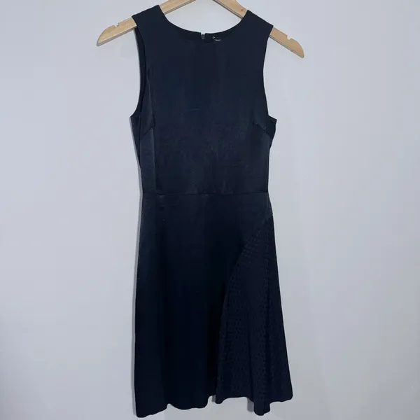 NWT Club Monaco Dallyce Dress Navy Size 00 Minimalist‎ Flowy Effortless Elegant - Image 2