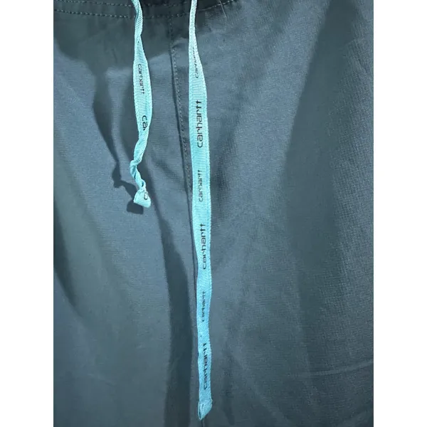 Carhartt Force Womens Teal Blue Cargo Scrub Pants Elastic Waist Drawstring Plus - Image 5