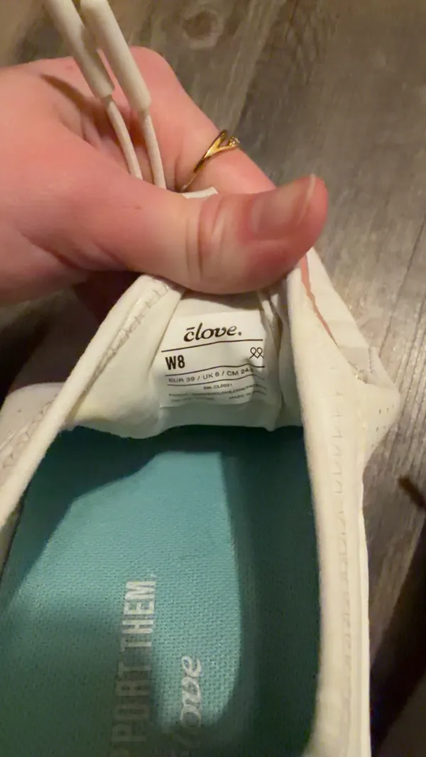Clove Tennis Shoes White Size 8 - Image 4