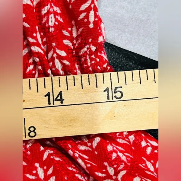 Lulu’s Grecian Getaway Red and White Print Mini Dress size large - Image 6