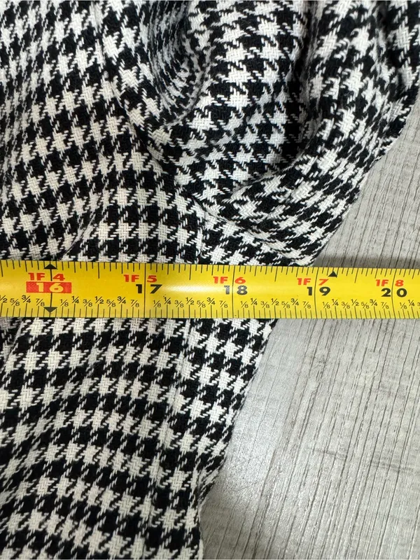 Zara Women’s Houndstooth Double Breasted Blazer Black White Size M Jacke - Image 13