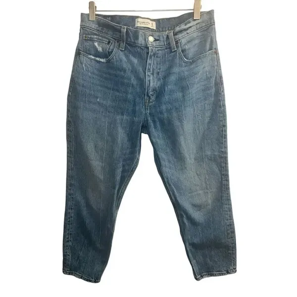 ✨Abercrombie & Fitch High Rise Mom Sz 10 Short Jeans✨ - Image 5