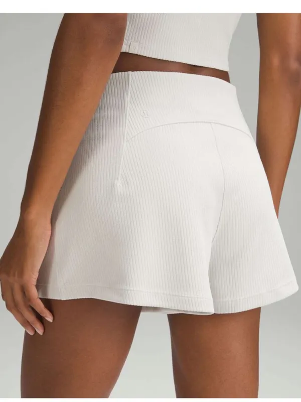 Lululemon Ribbed Softstreme High-Rise Short 2" Size 6 - Image 3