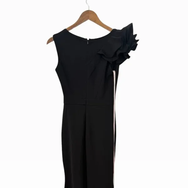 Lulus Lucette Black Sleeveless Ruffled Mermaid Maxi Dress size S NWT - Image 6