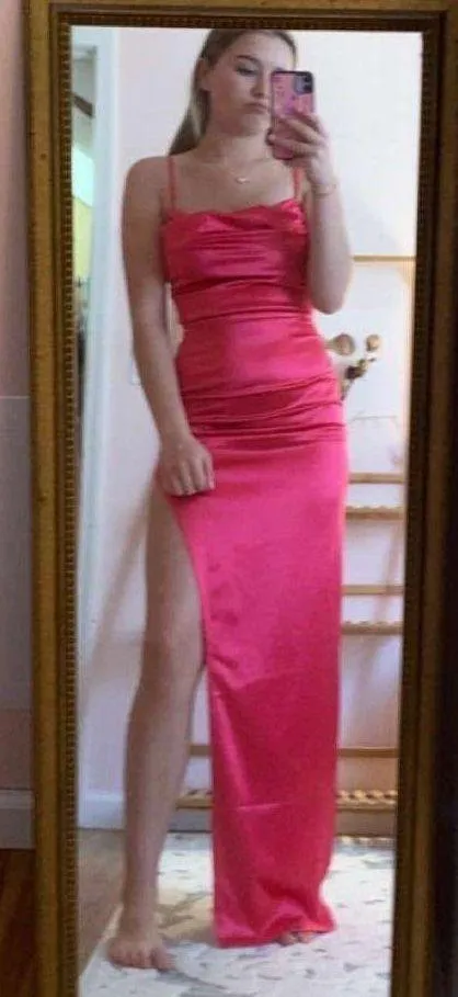Hazel and Olive Satin Formal Dress - Image 2