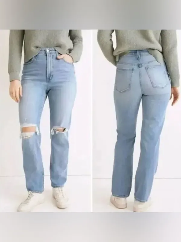 Madewell‎ The Perfect Vintage Straight Jean in Danby Wash size 25 NWT - Image 2