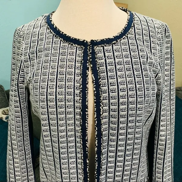 Marc Aurel Indigo Club‎ Jacket Size 36 Blue - Image 2