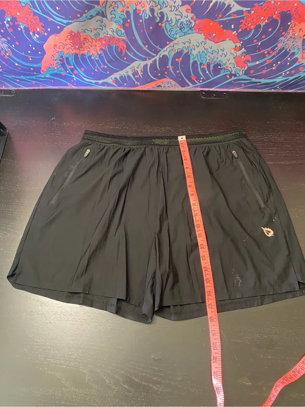 Baleaf Black Athletic Shorts with Logo - Image 6