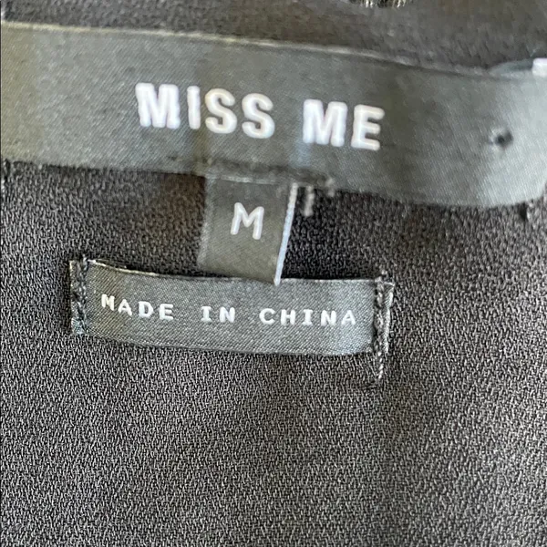 Miss Me Black Floral Tank Top - Image 5
