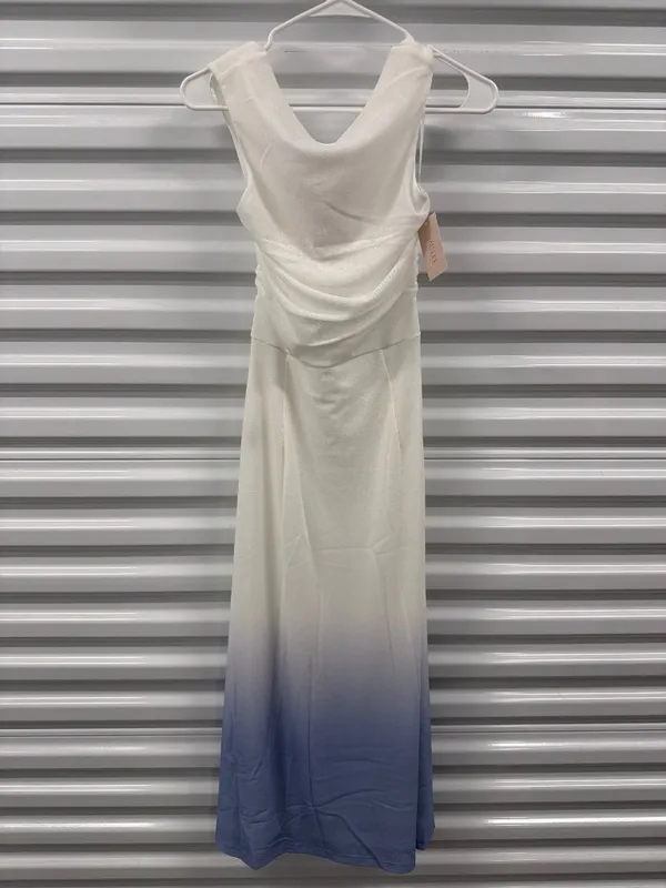 Sau Lee Diana Knit Midi Dress Sky Ombre Womens Size 6 - Image 7