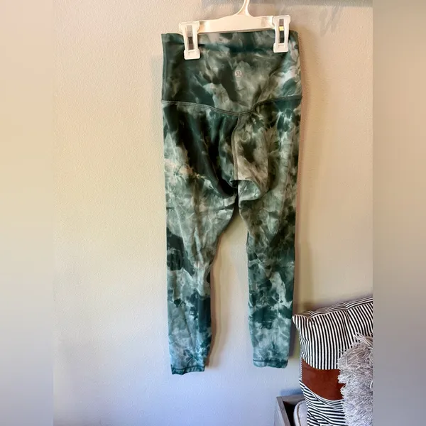 lululemon Align High-Rise Pant 25" Diamond Dye Starlight Smoked Spruce Size 2 - Image 9