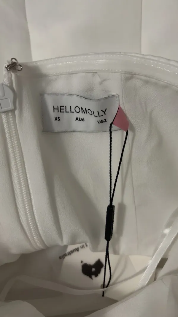 Hello Molly Dress Mini White Floral - Image 4