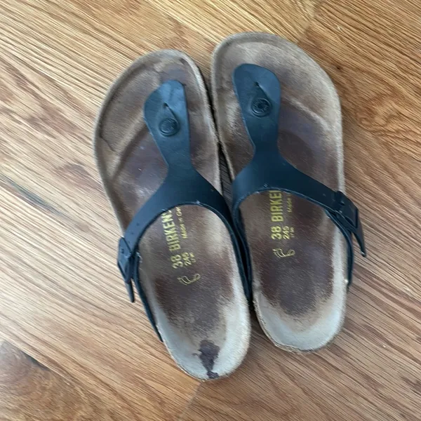 Black Birkenstock Gizeh sandals Size 38 - Image 13