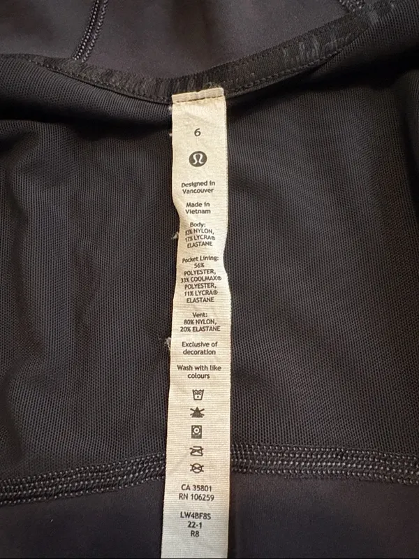 lululemon Size 6 Hooded Define Jacket Nulu Heather Gray Athletic - Image 4
