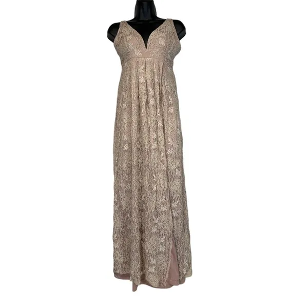 Lulus Stolen Moments Dusty Pink Sleeveless Maxi Dress Size‎ S - Image 3