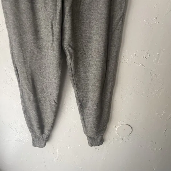 Liz Sport Vintage 90s Women's Size Small 50% Lambswool Grey Jogger Pants‎ - Image 3