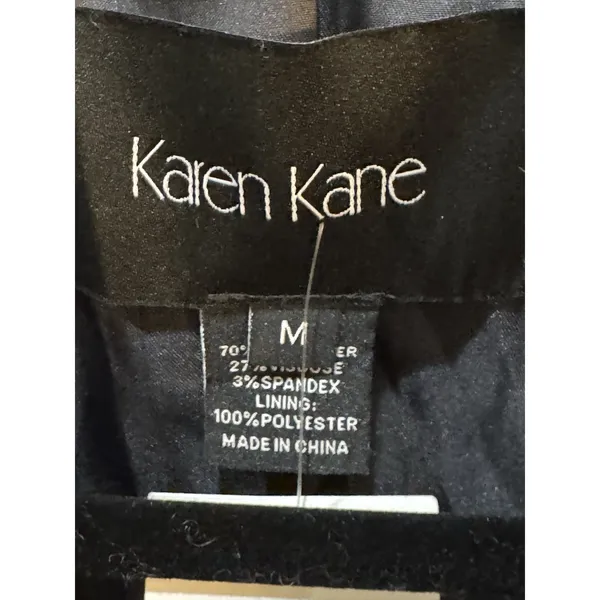 Karen‎ Kane Women's Double Breasted Blazer, US Size Medium Navy Nautical - Image 5