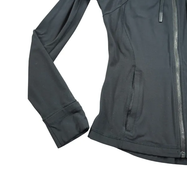 Lululemon Define Hoodie Black Full Zip Jacket Nulu Size 8 Casual Athleisure Yoga - Image 3