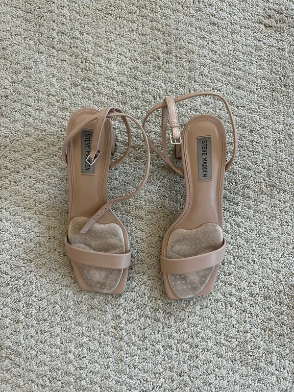Steve Madden Nude Luxe Strappy Heels - Image 3