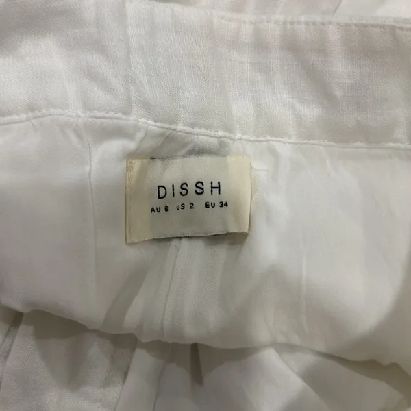 Dissh Linen Tapered Pant Size 2 - Image 10