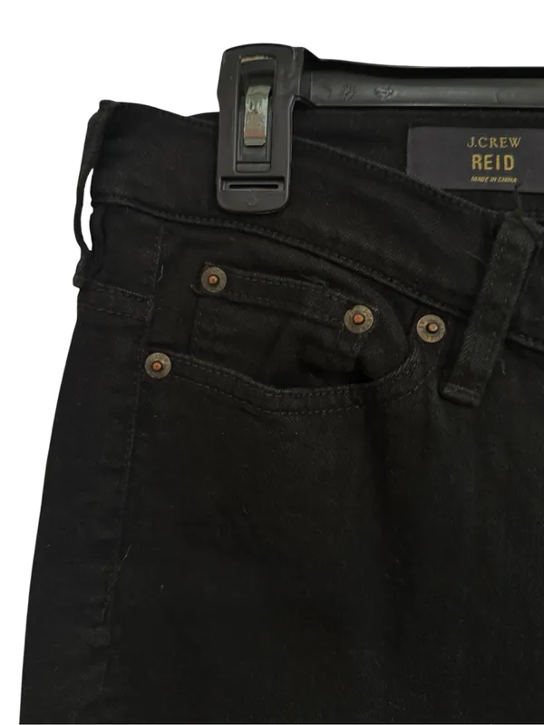 J.Crew Reid Slim Jeans Dark Black Wash Stretch Denim size 31 - Image 9